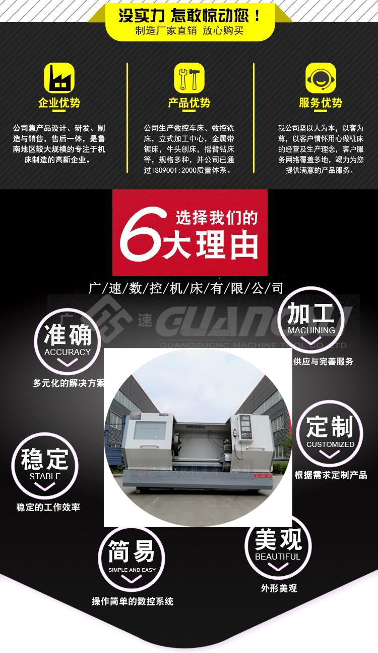 更深层次*大型数控车床ck6163