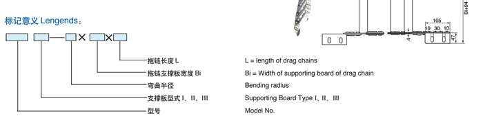 德利牌钢制拖链供应商