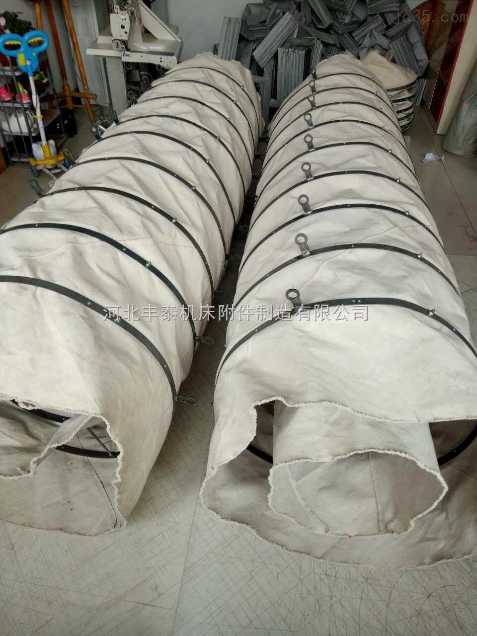 吊环式自动升降伸缩布袋的结构