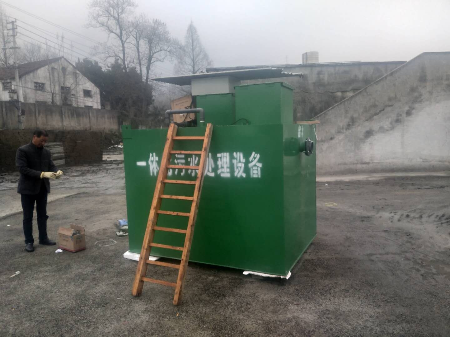 400吨/天一体化污水处理设备安装 400吨/天一体化污水处理设备安装