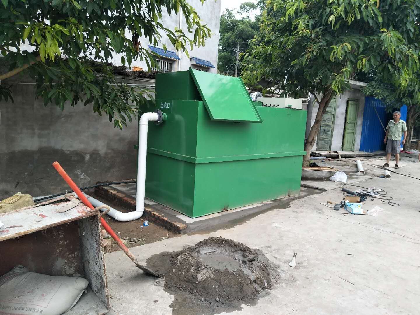 每天处理10吨餐饮污水处理设备装置