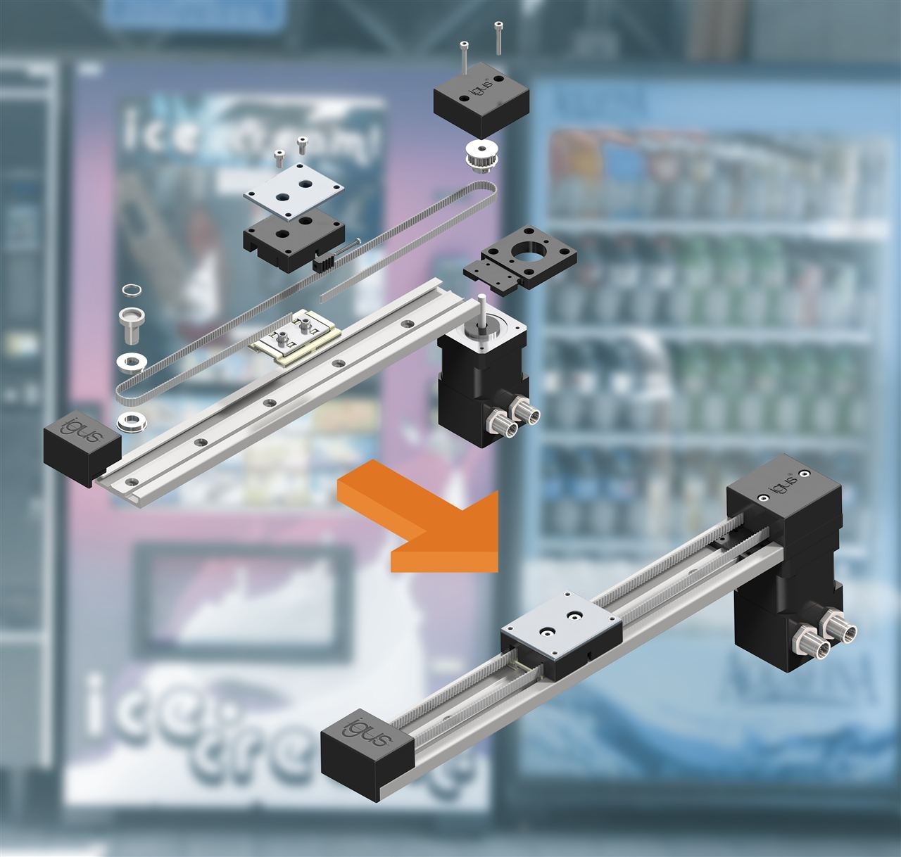 小巧、紧凑且经济高效：igus的新型免润滑直线 同步带执行机构