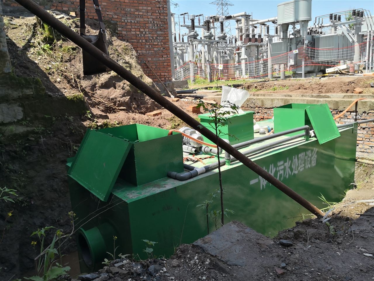 每天50吨生活污水处理设备安装