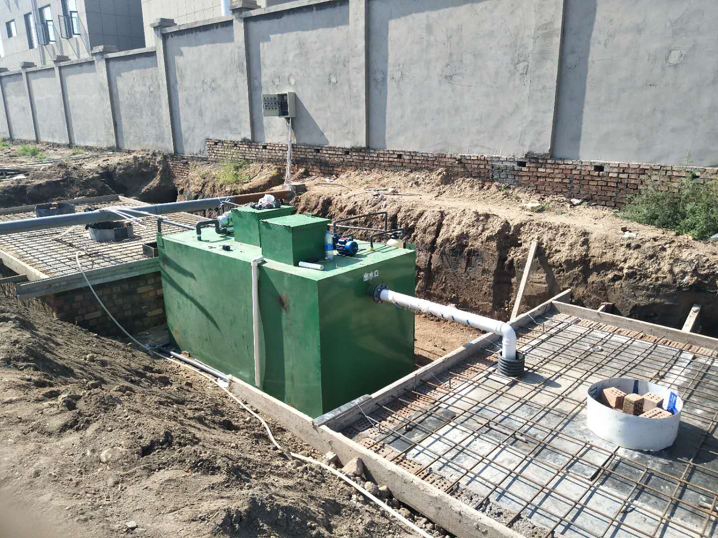 500立方/天地埋式污水处理设备方案 500立方/天地埋式污水处理设备方案