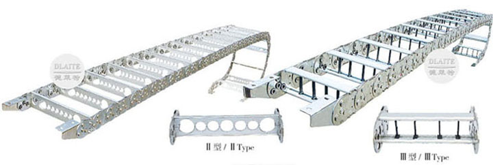 德莱特DLAITE-TL250型钢制拖链安装尺寸图