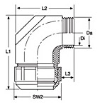 新型KEG直角型管接头