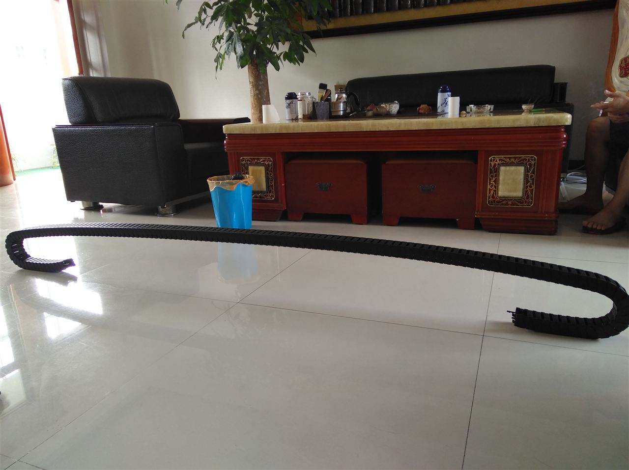 加强型静音无尘拖链行程8米不下塌