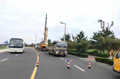 山东青岛开发区海滨路453盏路灯更换新光源