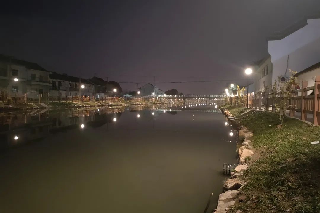 上海青浦泾花村首秀夜景灯光