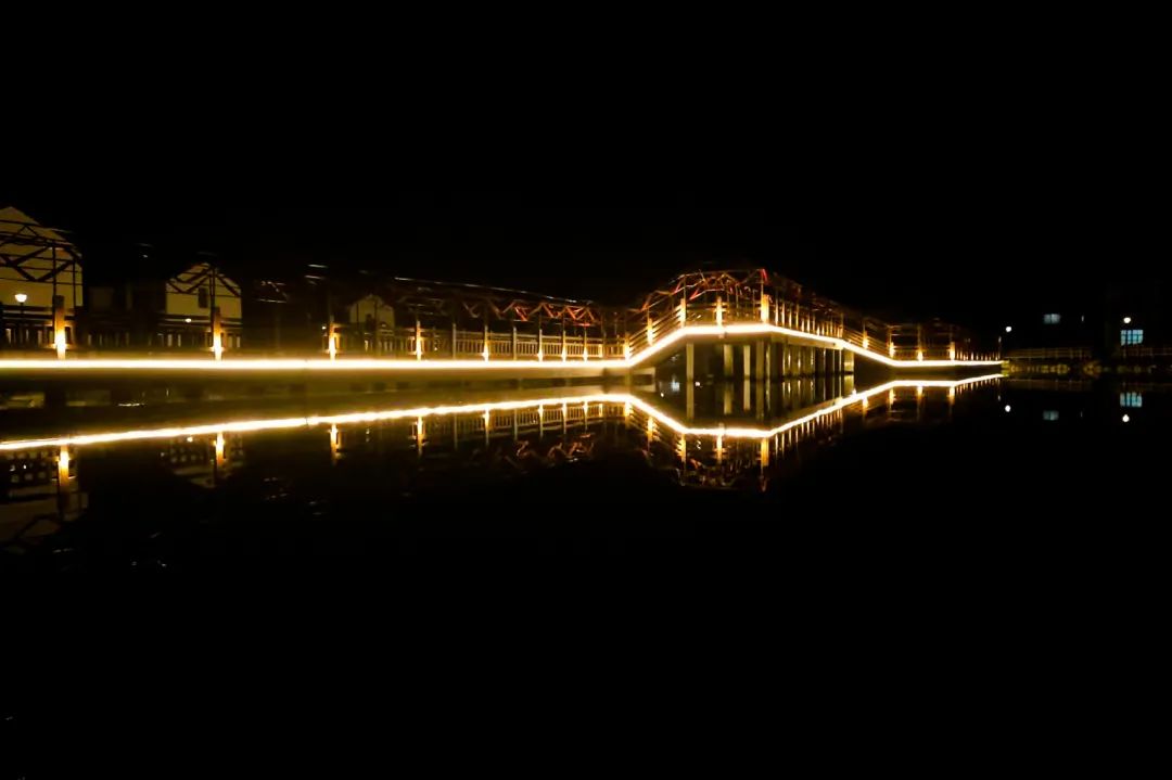 上海青浦泾花村首秀夜景灯光