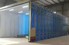 浅谈移动伸缩房比固定喷漆房有哪些优点