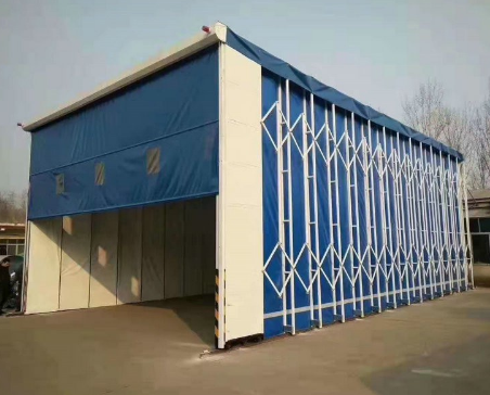 伸缩喷漆房各零部件的功能