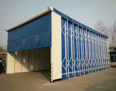 伸缩喷漆房产生的废气内的有害物质