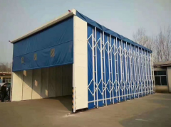 伸缩喷漆房温湿度控制