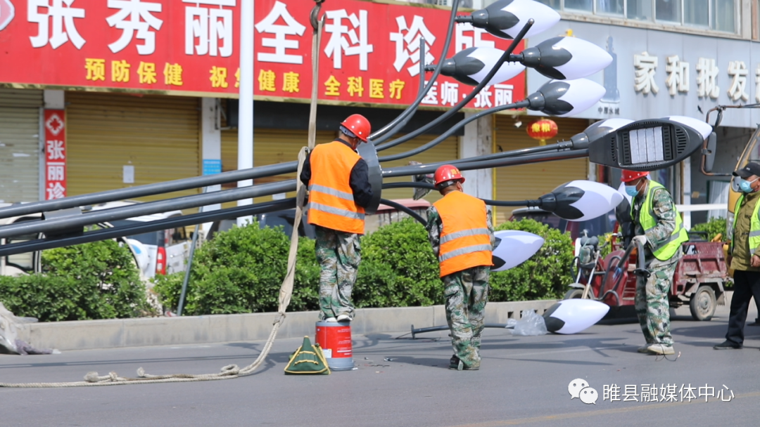 河南商丘睢县城区亮化点亮市容“颜值”