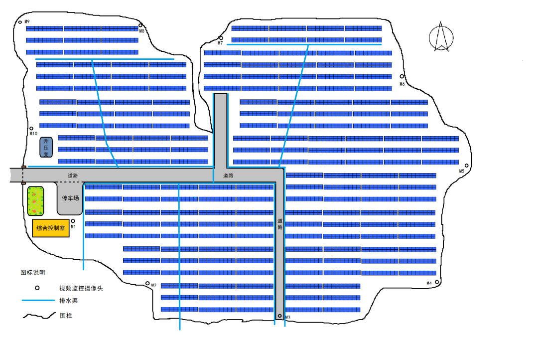 光伏电站的场地布局设计
