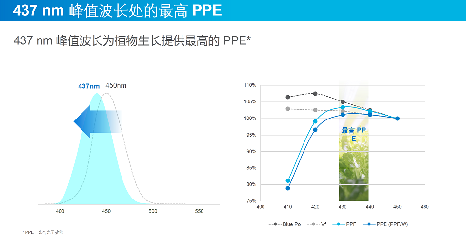 三星LED通过437nm峰值波长的植物照明专用光谱，实现植物工厂种植生菜减排6%！