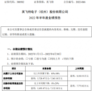 英飞特上半年预计净利5728-7365万，同比下降10%-30%，毛利水平下降