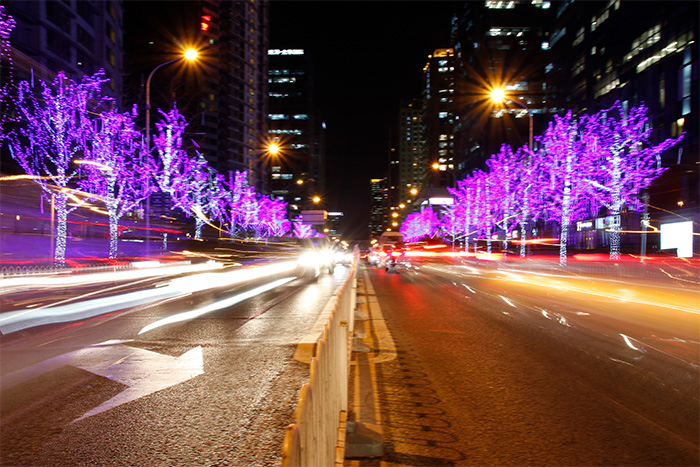 道路夜景亮化