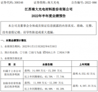 南大光电半年业绩预计营收同比去年增长