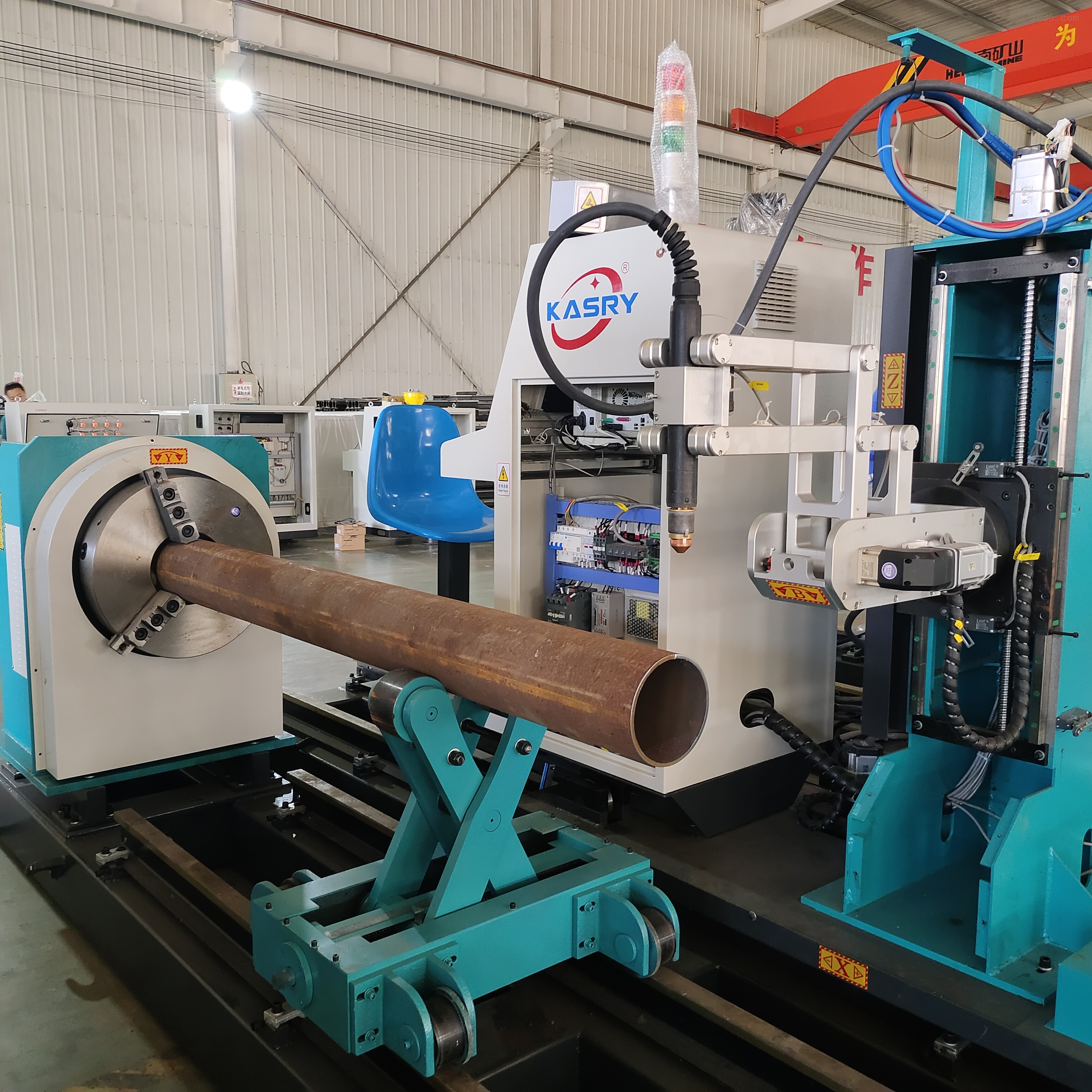 数控相贯线切割机怎样在保证生产效率的同时而提高原材料的利用率？