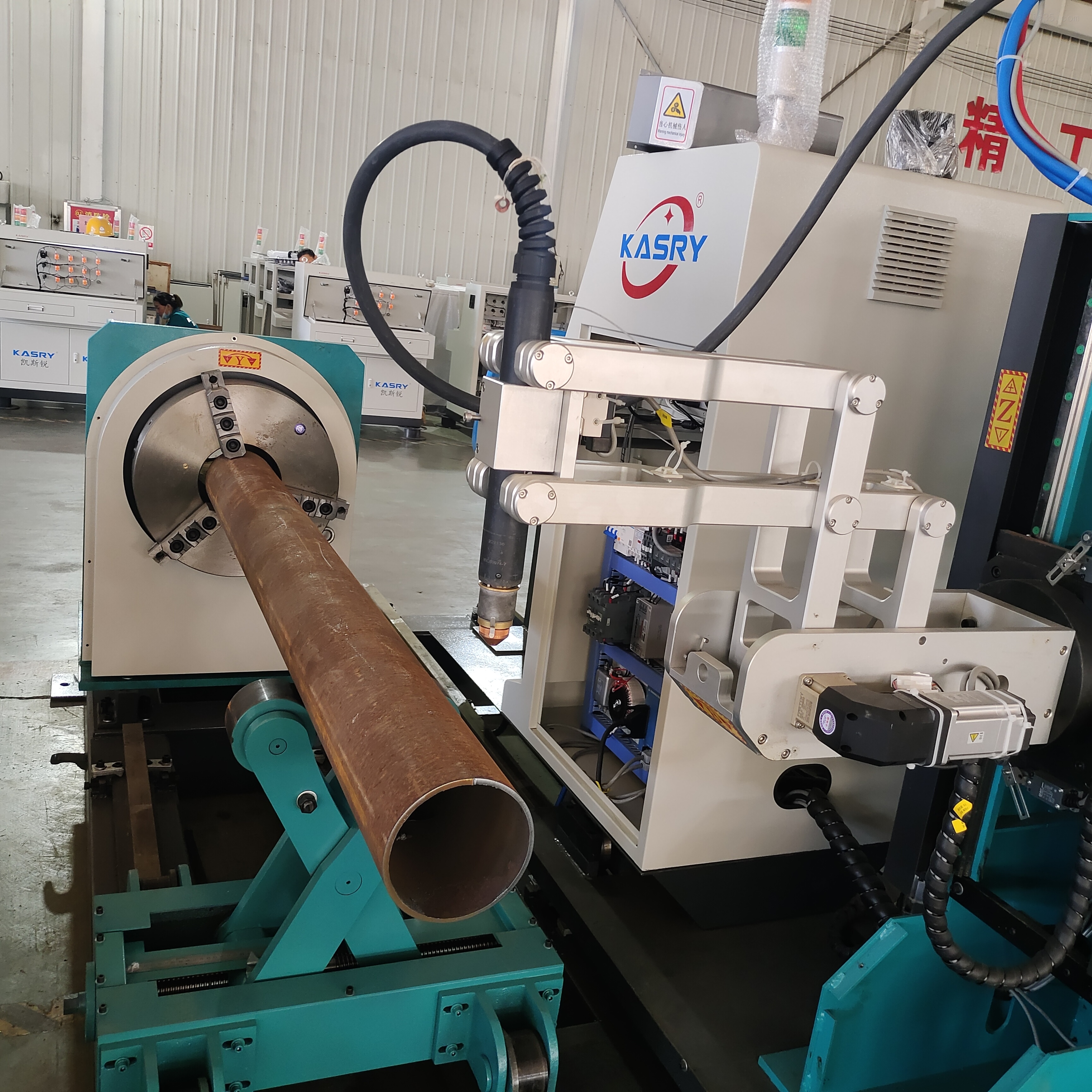 数控相贯线切割机怎样在保证生产效率的同时而提高原材料的利用率？