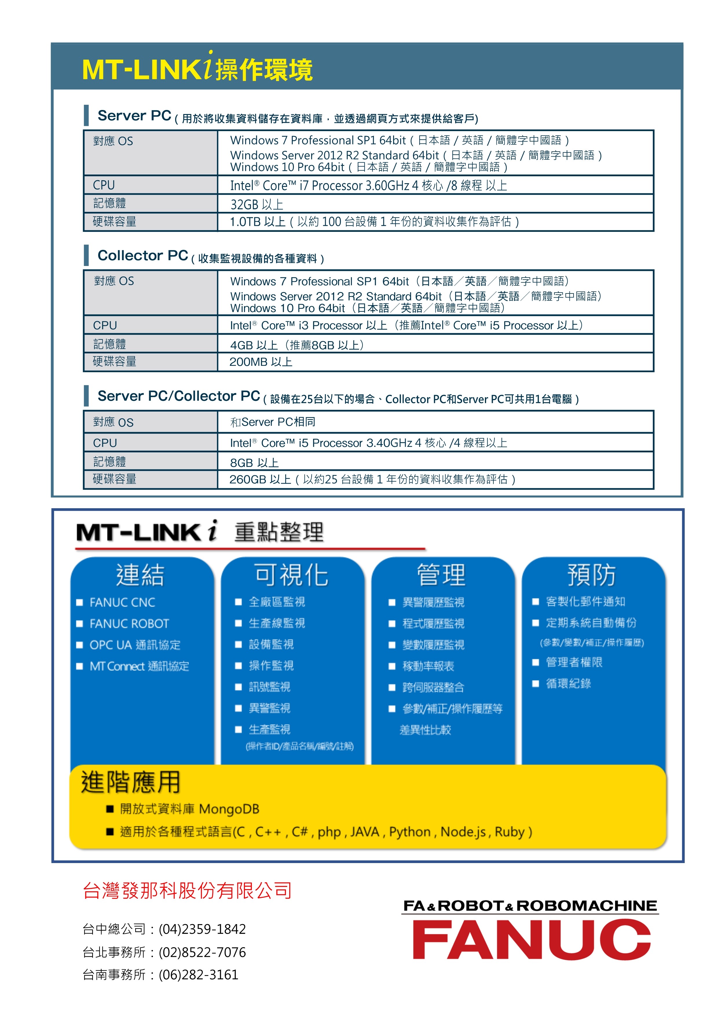 福裕丨MT-LINKi-CT-FANUC系统