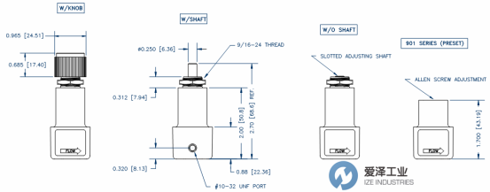 AIRTROL微型精密压力调节器R-900系列选型介绍