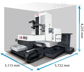 亚崴精密卧式镗铣加工中心
