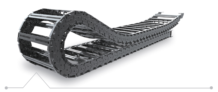 电缆拖链TL180III双排/半径250×外660×7020