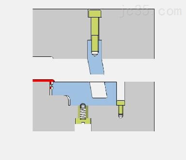 比较常见的模具结构动态图