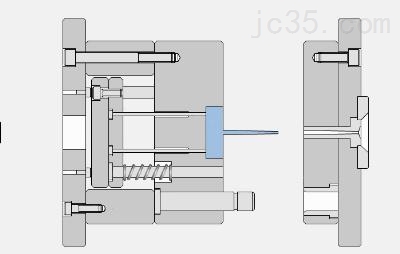 比较常见的模具结构动态图