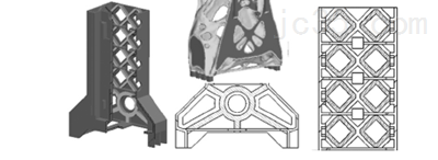 立式加工中心支承系统敏感性分析及其结构设计