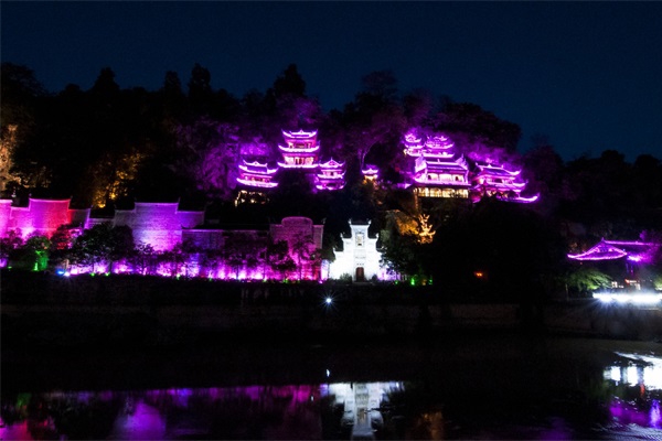 山体夜景亮化工程是打造文旅景观的载体