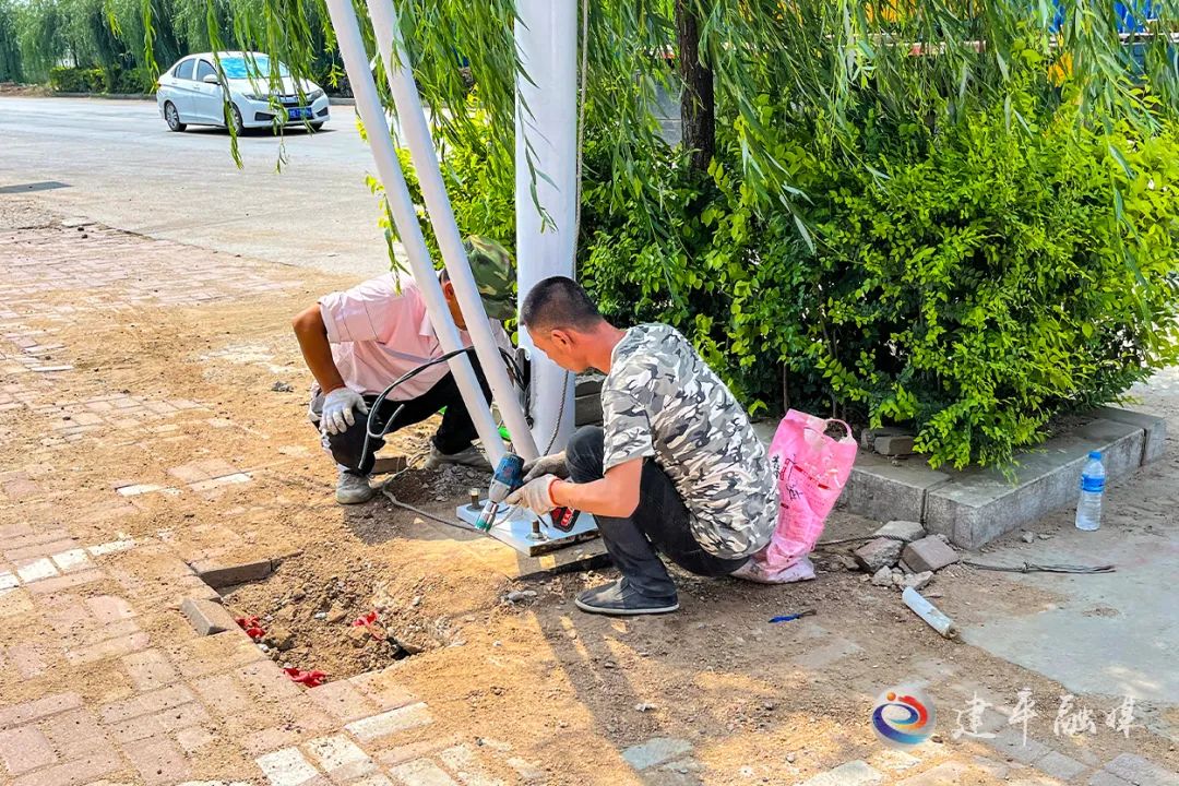 辽宁朝阳建平县黑水镇亮化提升乡村添风景