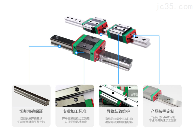 上银HG系列直线导轨的结构与特点