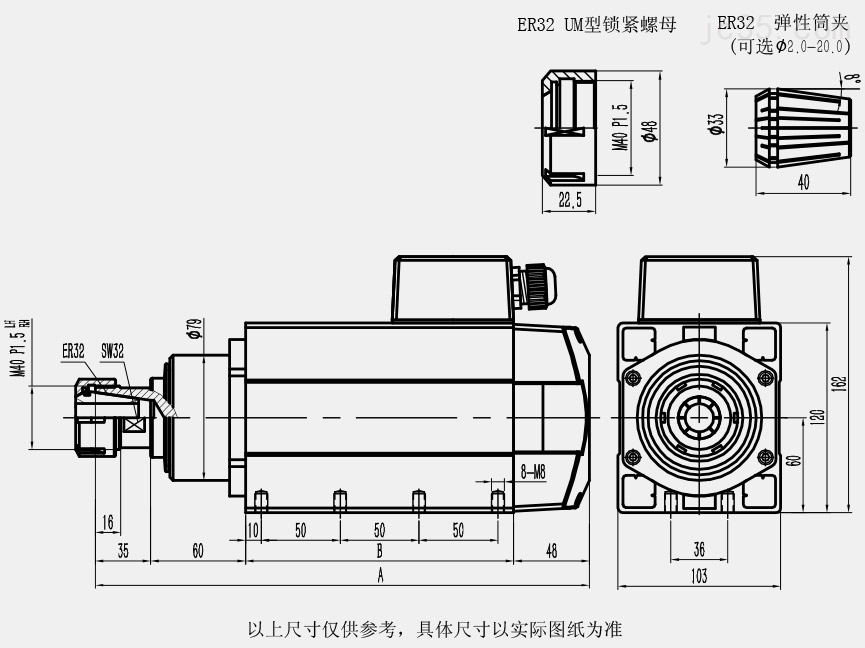 木工多工位开料机用高速电机介绍