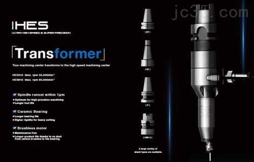 日本NAKAISHI高速主轴HES系列的主要特点是什么？