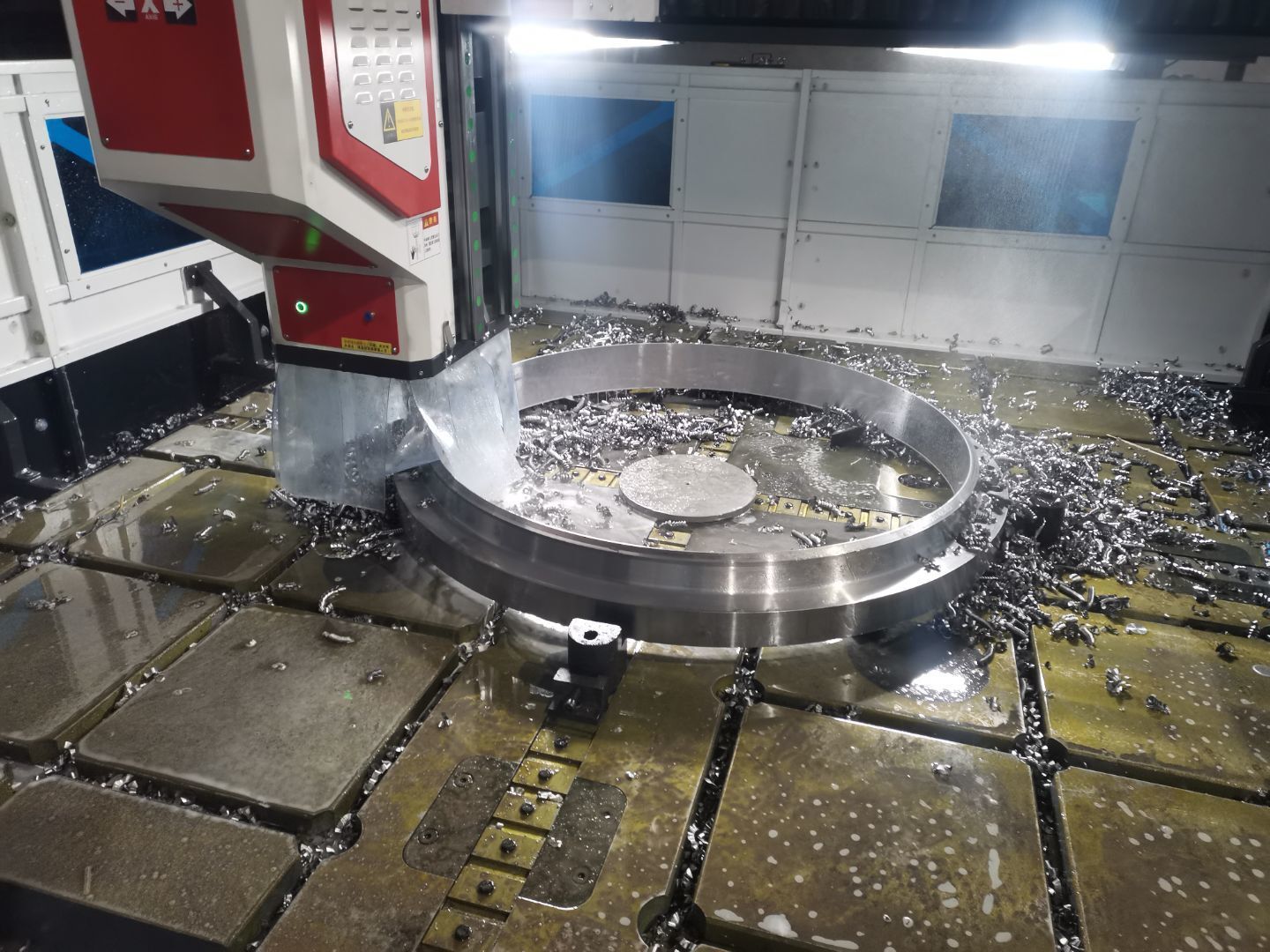 分体式2020龙门数控钻铣床客户现场