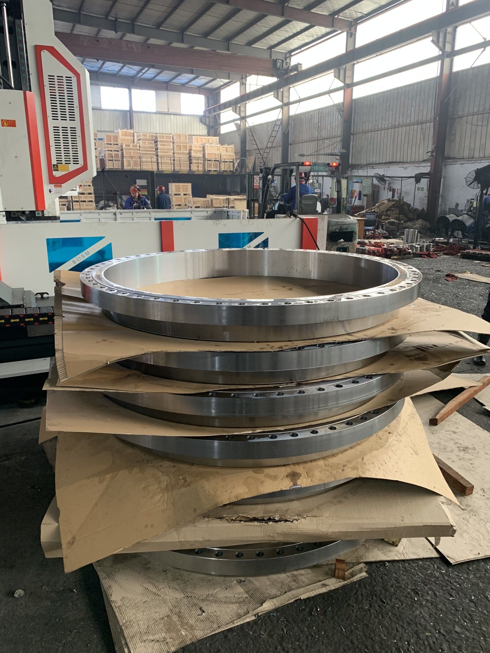 分体式2020龙门数控钻铣床客户现场