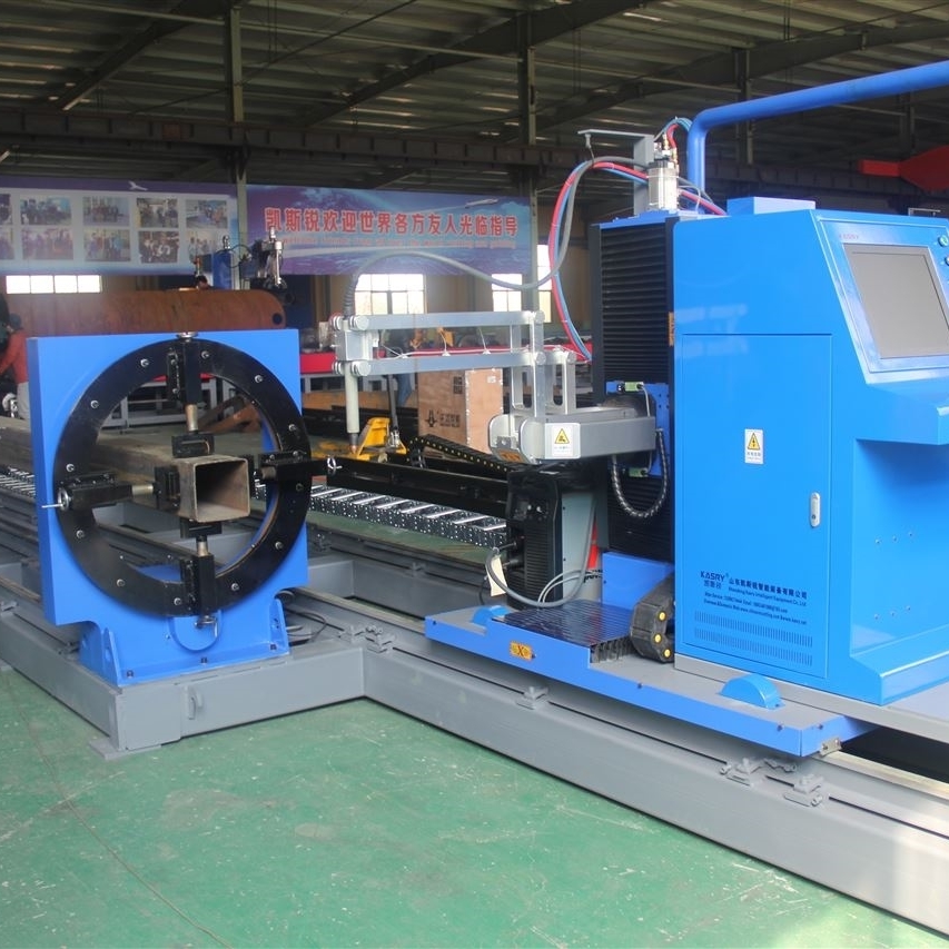 八轴相贯线切割机切割方管圆管矩形管