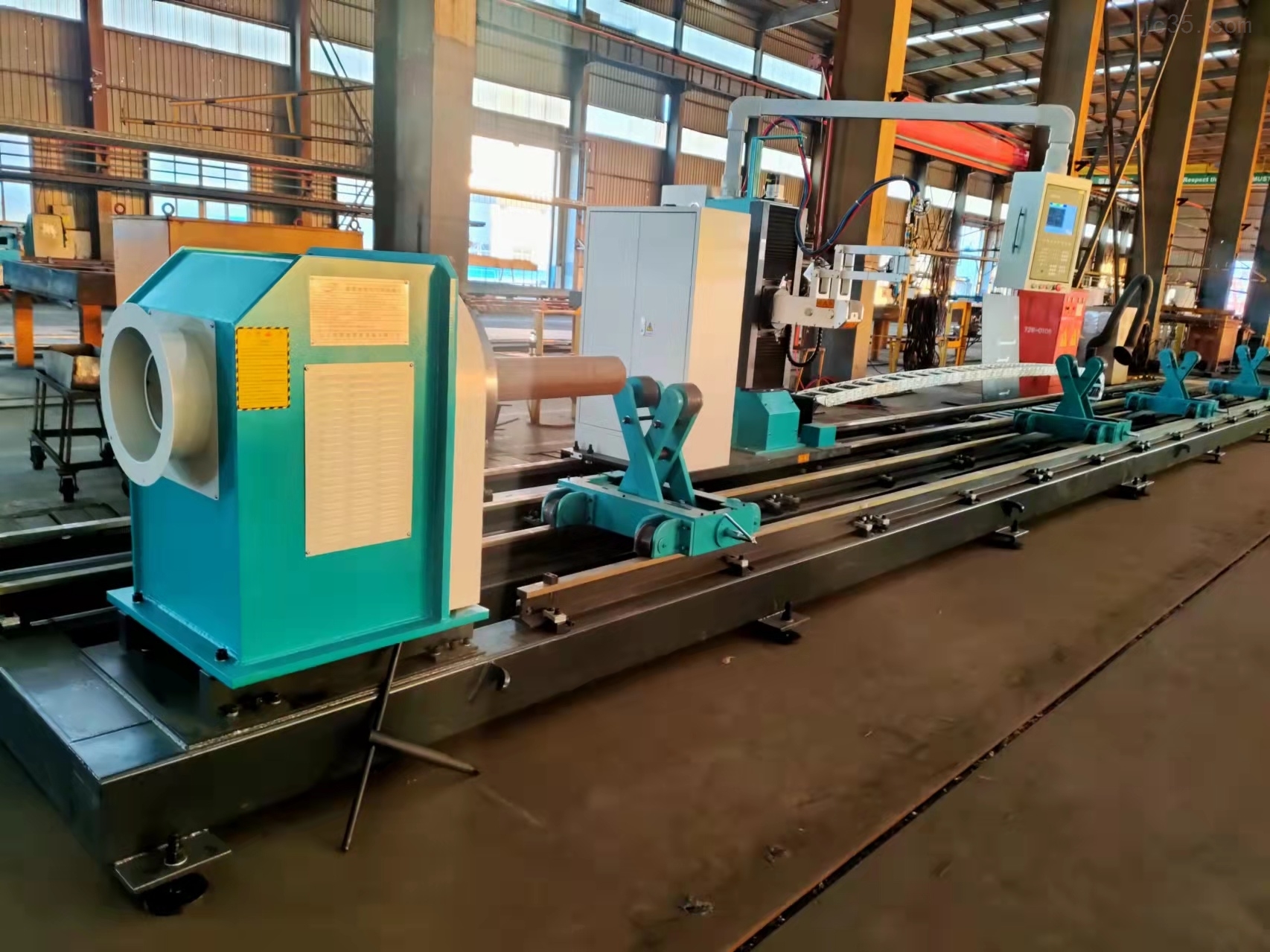 数控式相贯线切割机的操作