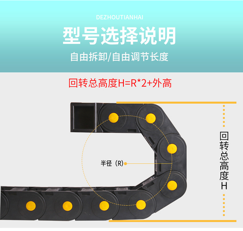 拖链（坦克链）导向槽详细介绍