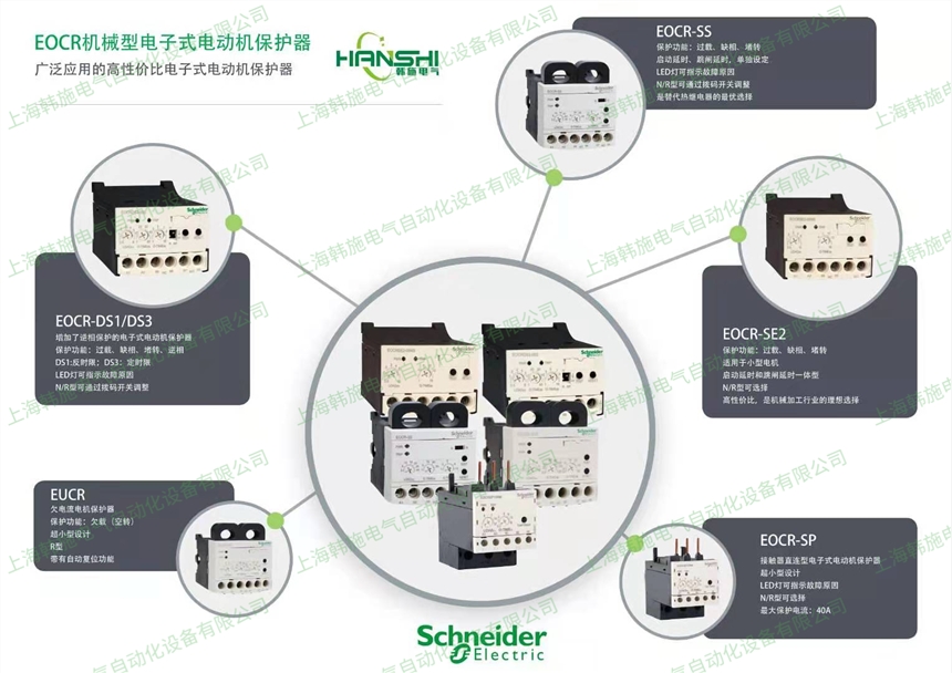 施耐德EOCR保护器具备电厂使用功能EOCR3DM2