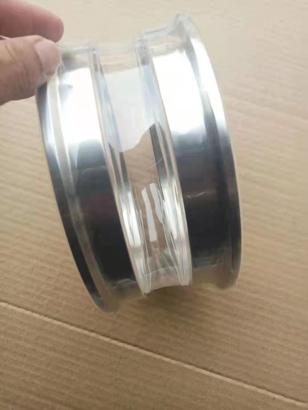 食品级内嵌式快装透明软连接