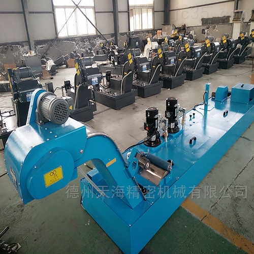 在机床上广泛应用的磁性排屑机是如何处理铸铁碎屑的