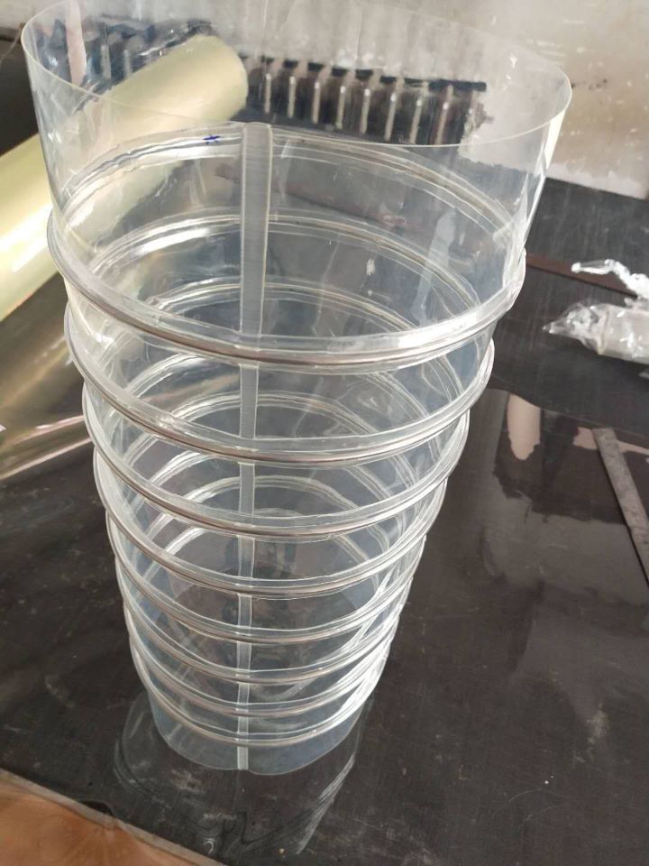 内嵌式粉体透明软连接