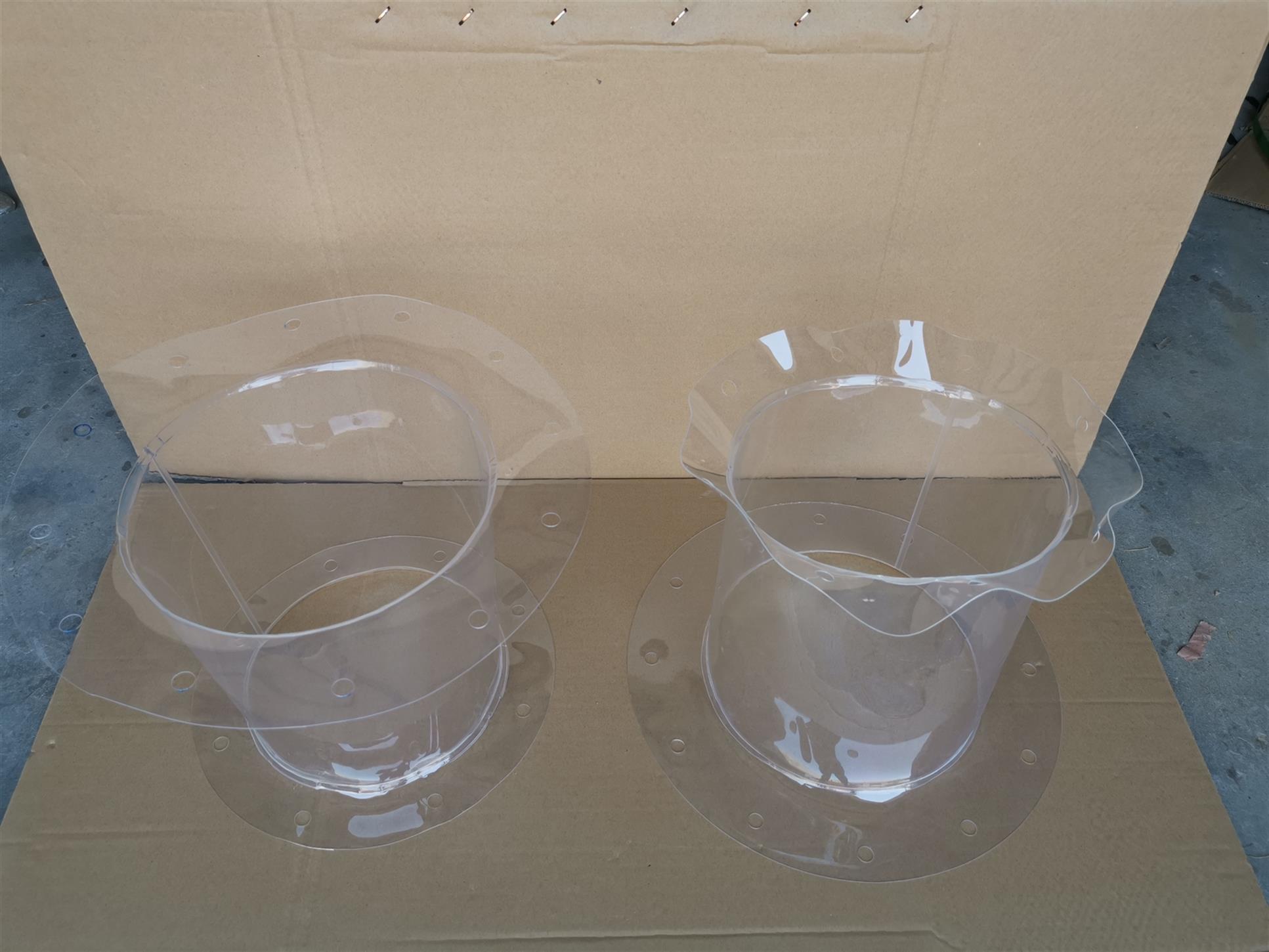 内胀式透明软连接  内嵌式快装软连接 透明软连接清楚可见