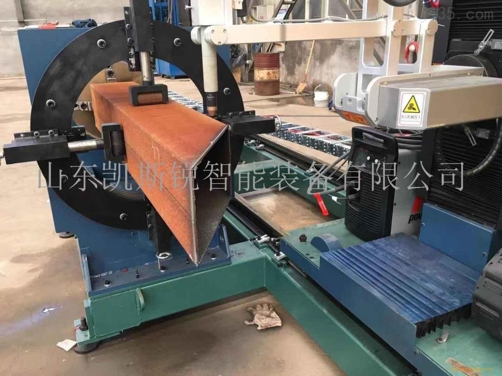 方管圆管等异型管材切割用八轴相贯线切割机