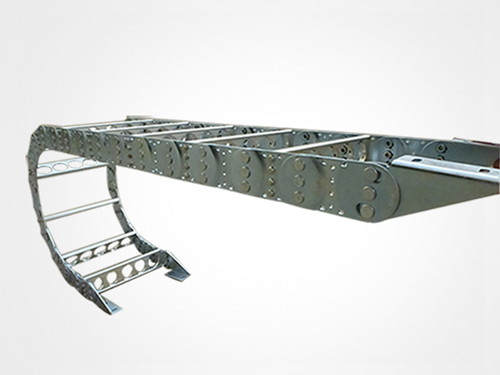 加强型加厚钢制拖链 渗碳钢铝拖链